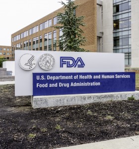 FDA headquarters sign in Washington DC