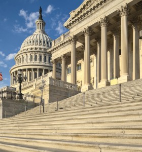U.S. Capitol East Facade in the morning