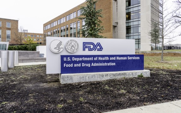FDA headquarters sign in Washington DC