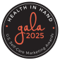 Gala Logo 2025 in blood orange