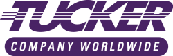 Purple Tucker Company logo with tagline