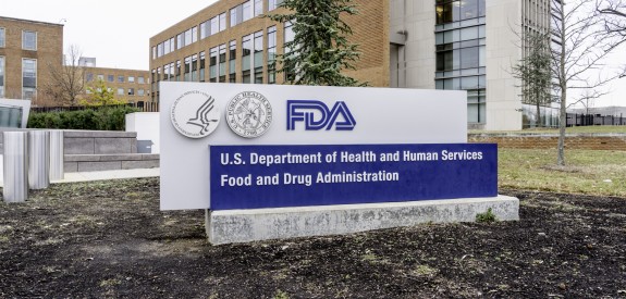 FDA headquarters sign in Washington DC