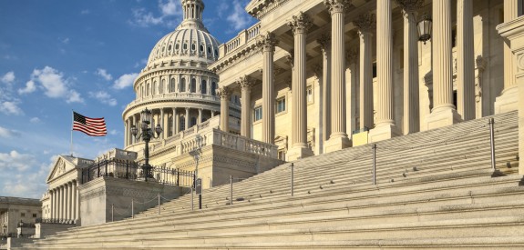 U.S. Capitol East Facade in the morning