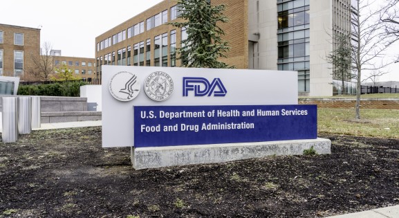 FDA headquarters sign in Washington DC