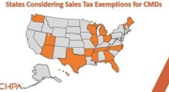 A Map of States Considering Exemptions for CMDs
