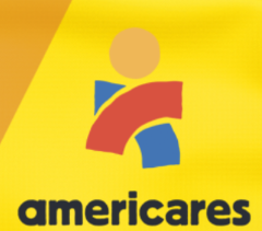 Americares Logo on Yellow