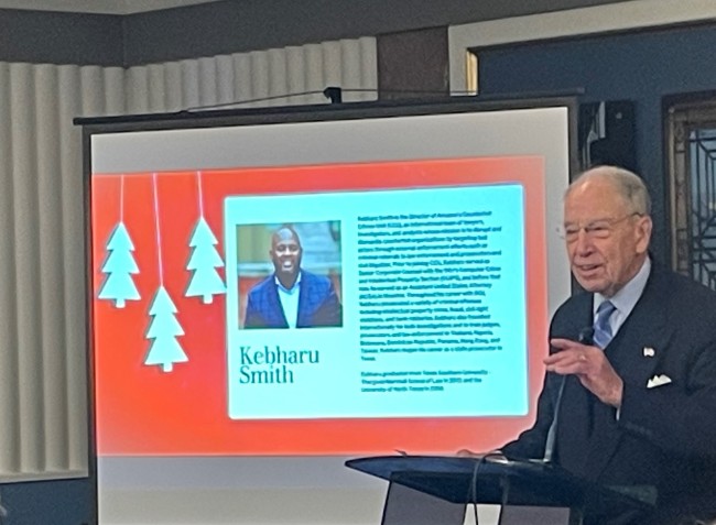 U.S. Senator Chuck Grassley (R-IA)